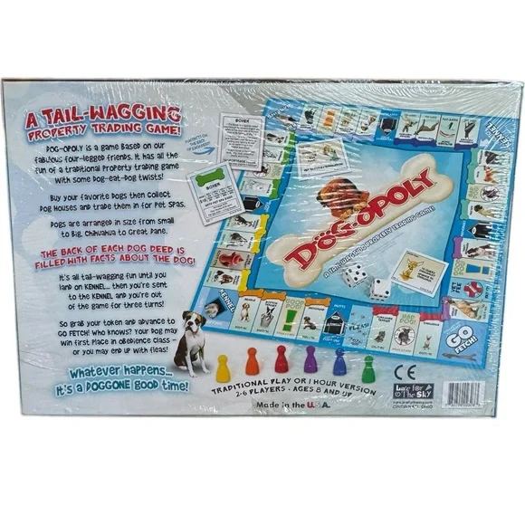 Dog-Opoly Monopoly Board Game - Picture 3 of 5